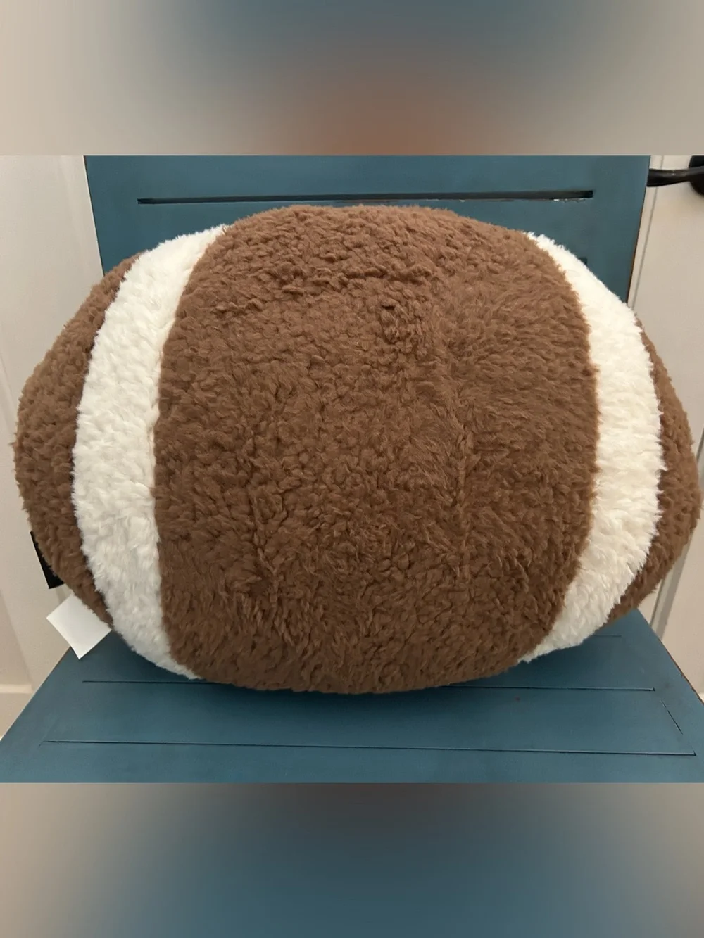 “New” MSX by Michael Strahan Plush Football Decorative Pillow